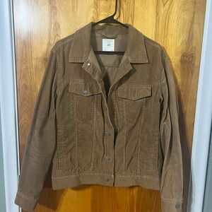 H&M Brown Corduroy Trucker Jacket